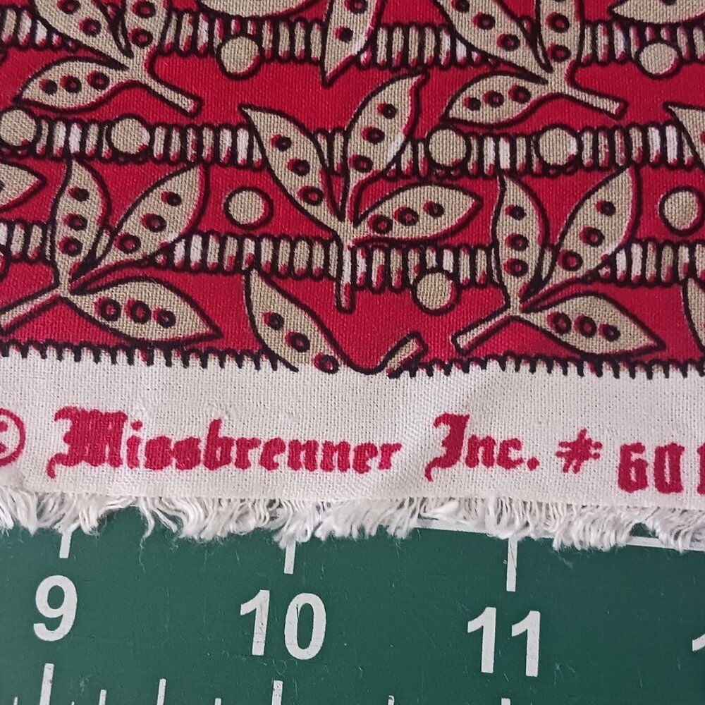 2 Yards Red – Missbrenner, Inc Cotton Fabric